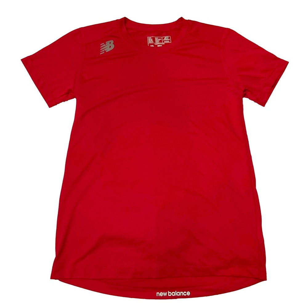 New Balance Women’s Red Athletic T-Shirt Size Extra Small